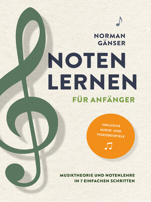 cover image of Noten lernen für Anfänger